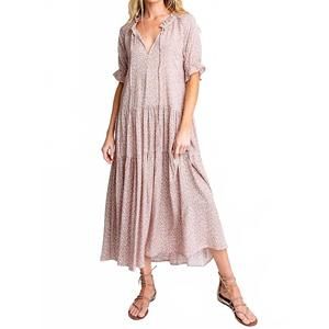 NEW MONTE women's alyssa midi dress in pink
